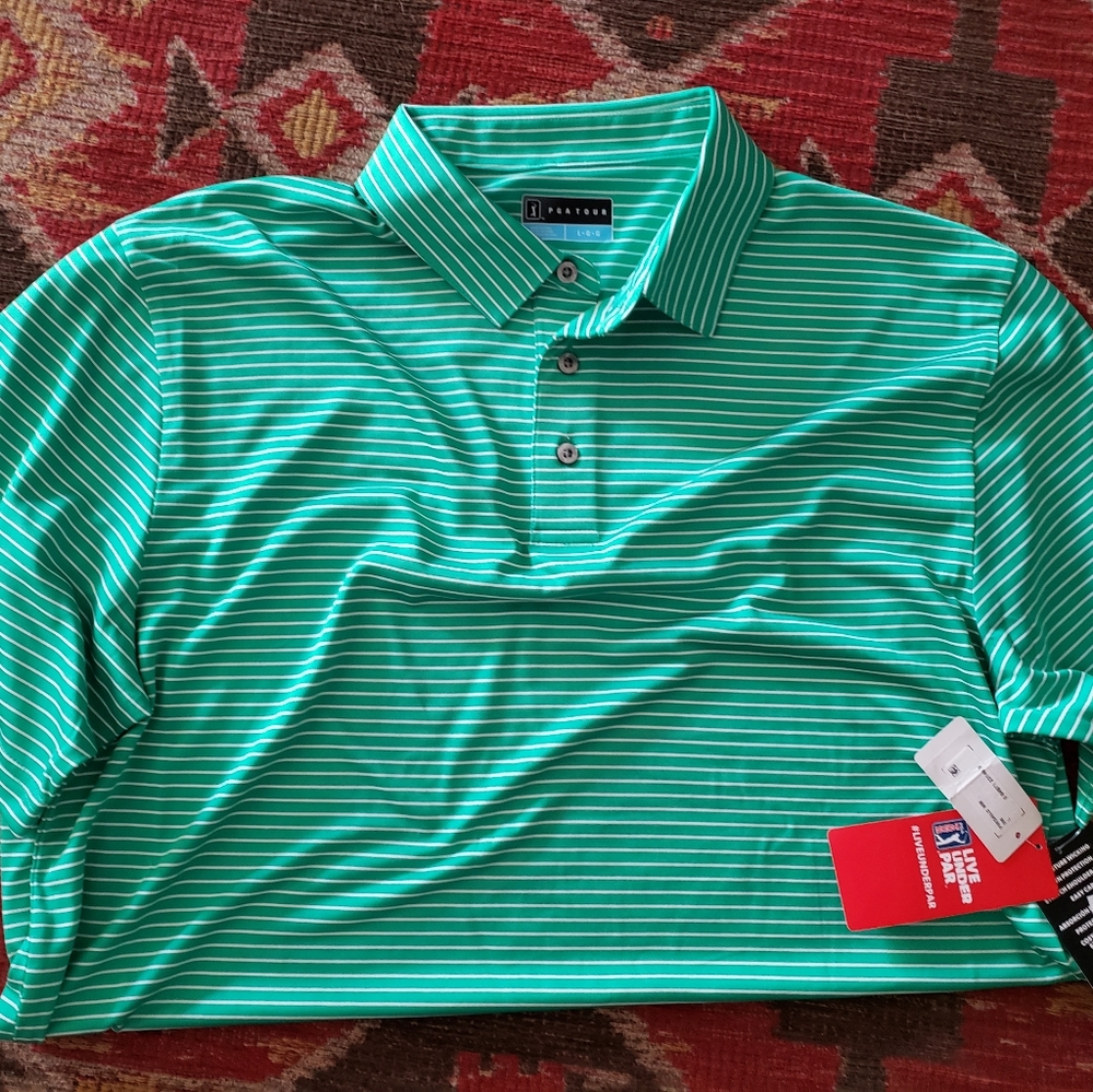 NWT PGA Tour Polo Size L